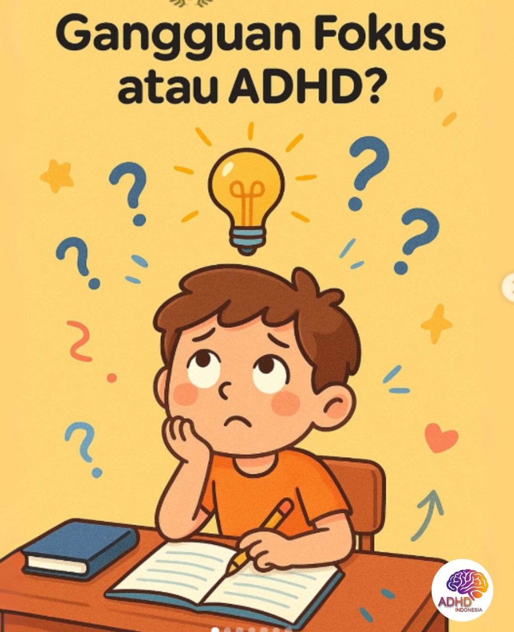 ADHD dan Kesulitan Fokus Anak: Edukasi untuk Keluarga di Kabupaten Majene