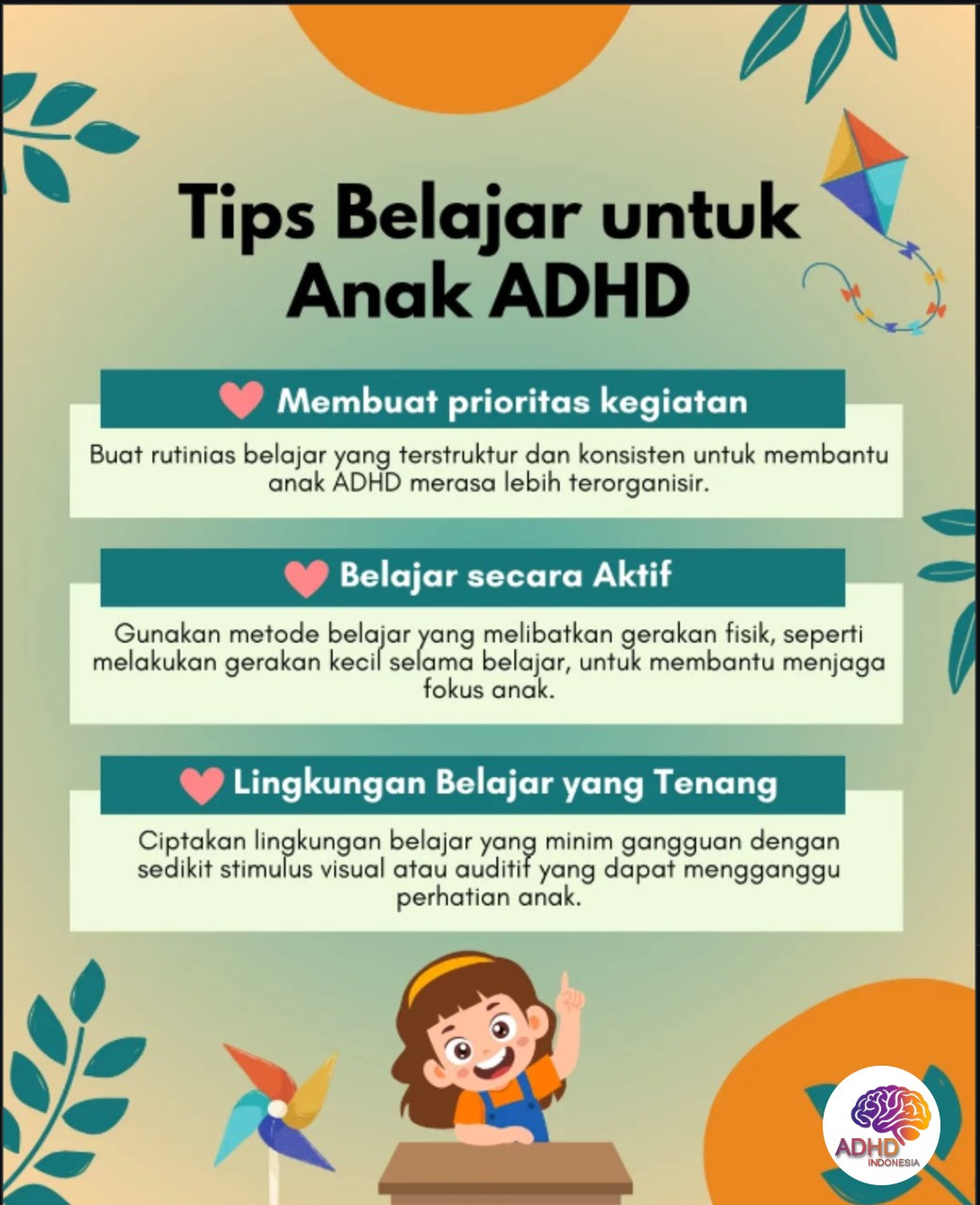 Strategi Belajar yang Cocok untuk Anak ADHD di Kabupaten Majene